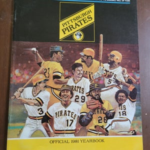 Vintage Pittsburgh Pirates MLB Official 1981 Yearbook