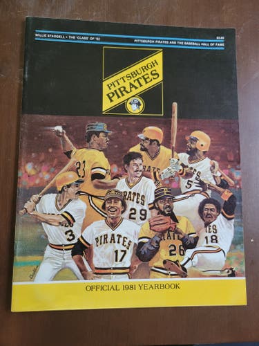 Vintage Pittsburgh Pirates MLB Official 1981 Yearbook