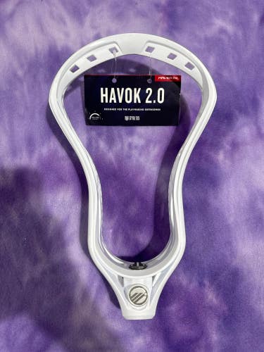 White Maverik Havok 2 Unstrung Head (New)