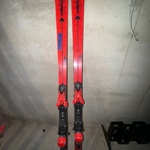 Men's 2021 Atomic 186 cm Racing Redster FIS GS Skis With Bindings Max Din 16 (Used)