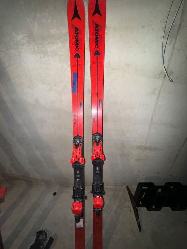 Men's 2021 Atomic 186 cm Racing Redster FIS GS Skis With Bindings Max Din 16 (Used)