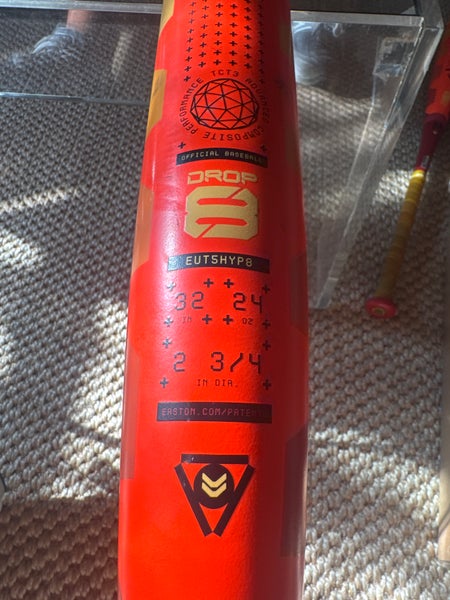 Used 2025 Easton Hype Fire Composite USSSA Certified Bat (-8)  24 oz 32" (Used)
