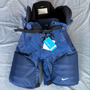 New Senior Medium Nike Bauer Nexus Hockey Pants Pro Stock Team USA Blue