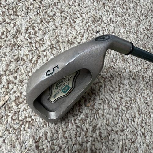 Womens Callaway Right Handed Individual Big Bertha 5 Iron Golf Club Ladies Flex