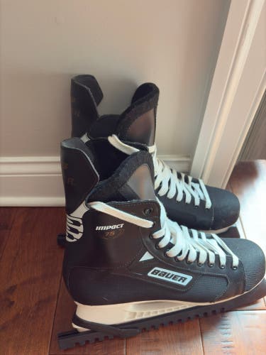 Bauer Impact 75 Hockey Skates Regular Width  12 (Used)