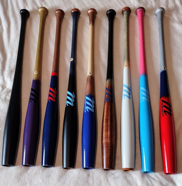 Marucci Torpedo Wood Baseball Bats Blem 31-34" & Half Sizes. CUSTOMIZABLE. NEW!