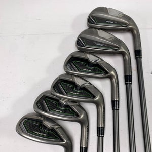 TaylorMade RocketBallz Iron Set 4-9+SW Stiff Graphite RH-Missing 7 Iron & PW