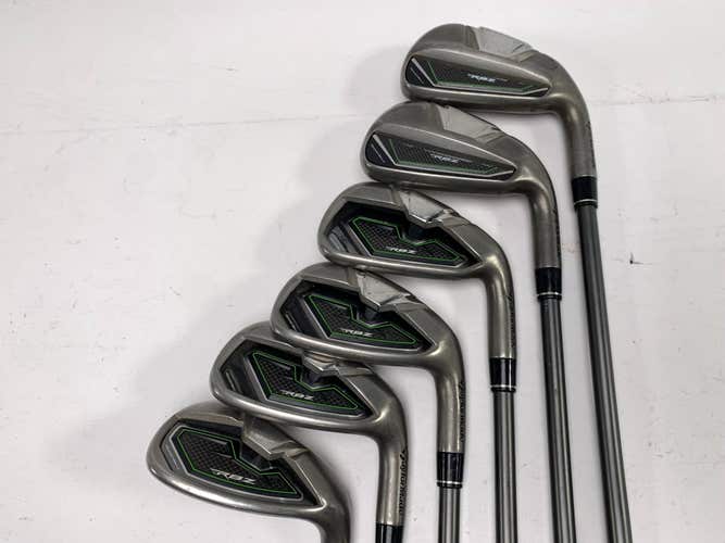 TaylorMade RocketBallz Iron Set 4-9+SW Stiff Graphite RH-Missing 7 Iron & PW
