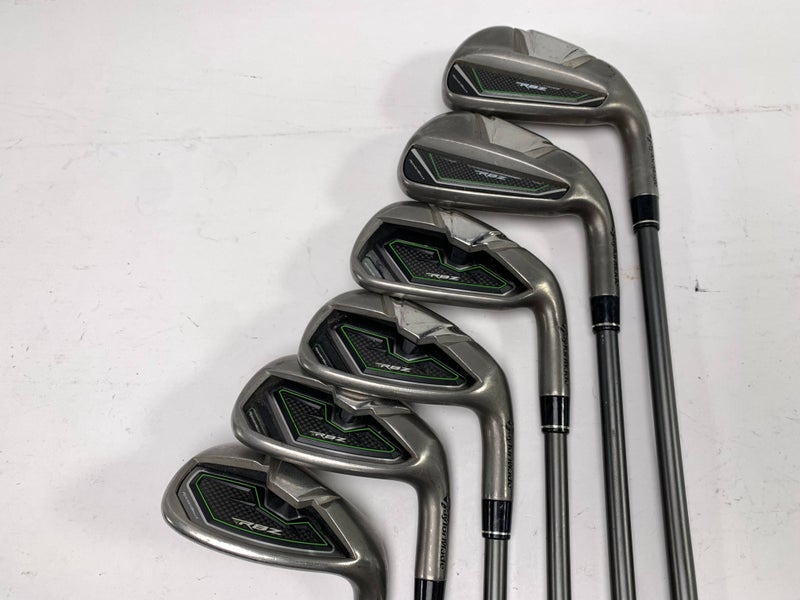 TaylorMade RocketBallz Iron Set 4-9+SW Stiff Graphite RH-Missing 7 Iron & PW