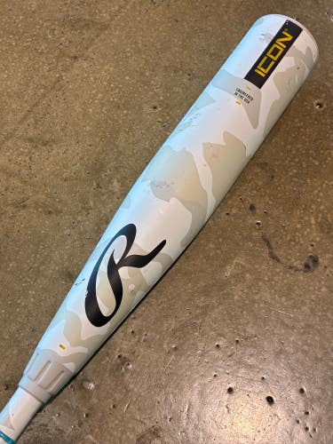2025 Rawlings Icon Composite Bat USSSA Certified (-10) Composite 18 oz 28" (Used)