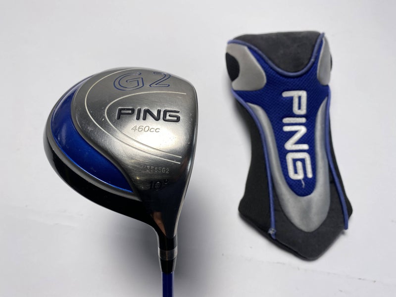 Ping G2 Driver 10* Grafalloy Pro Launch Blue 65g Regular Graphite Mens RH HC