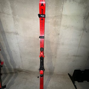 Men's 2021 Atomic 186 cm Racing Redster FIS GS Skis With Bindings Max Din 16 (Used)