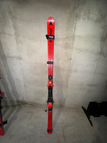 Men's 2021 Atomic 186 cm Racing Redster FIS GS Skis With Bindings Max Din 16 (Used)