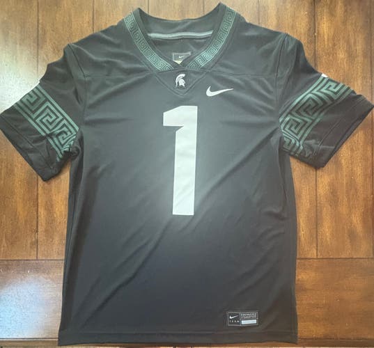 Michigan State Spartans Football Nike Football Jersey #1 Size Adult Medium NWT