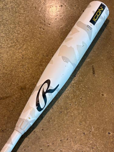 2025 Rawlings Icon Composite Bat USSSA Certified (-5) Composite 27 oz 32" (Used)