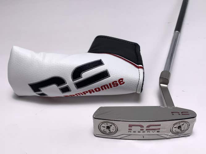 Never Compromise Reserve 1 Tour Satin Putter 34" Mens RH HC NEW