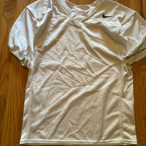 White Small Nike Practice Football Jersey (Used)