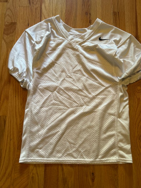 White Small Nike Practice Football Jersey (Used)