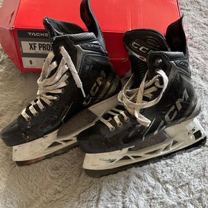 2025 CCM Tacks XF Pro Hockey Skates Regular Width   9 (Used)