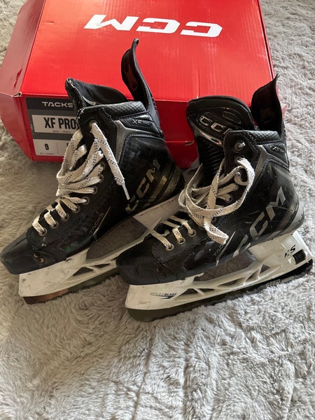 2025 CCM Tacks XF Pro Hockey Skates Regular Width   9 (Used)