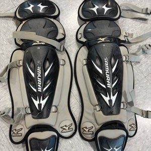 Adult Mizuno Samurai Catcher's Leg Guards 15.5” (Used)