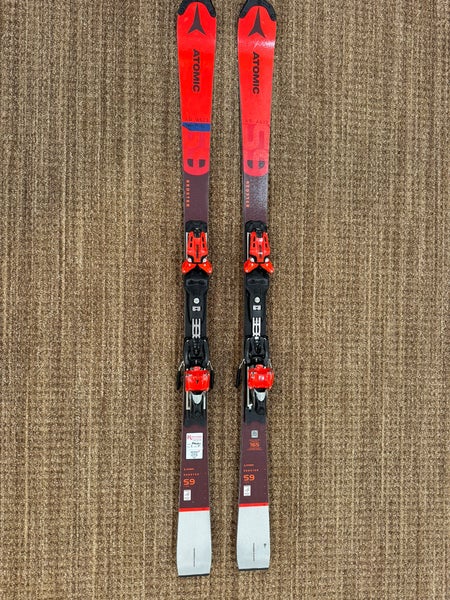 Men's 2023 Atomic 165 cm Racing Redster FIS SL Skis With Bindings Max Din 16 (Used)