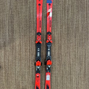 Men's 2020 Atomic 173 cm Racing Redster FIS GS Skis With Bindings Max Din 12 (Used)