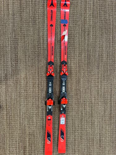 Men's 2020 Atomic 173 cm Racing Redster FIS GS Skis With Bindings Max Din 12 (Used)
