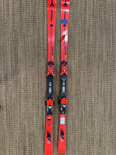 Men's 2020 Atomic 173 cm Racing Redster FIS GS Skis With Bindings Max Din 12 (Used)