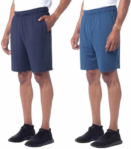 Glacier Performance Men's Large Blue 2-Pack 4-Way Stretch Performance Shorts New
