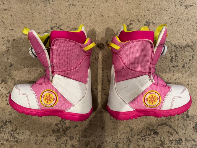 Burton Zipline BOA Snowboard Boots Girls Size 4