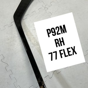 Senior(1x)Right P92M 77 Flex ProBlackStock™ Unbranded Blackouts Pro Stock Hockey Sticks