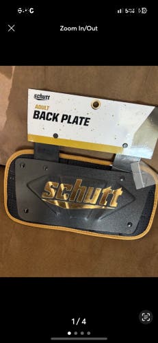 New men’s football backplate  Schutt