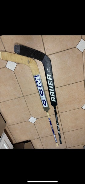 Lot of 2 hockey goalie sticks