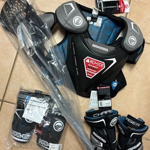 New youth small maverick lacrosse equipment! Meets NOCSAE