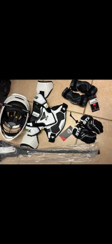 New lacrosse equipment! Full set up! Youth Xs starter kit
