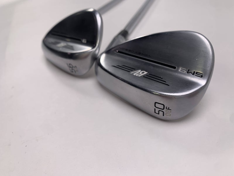 Titleist Vokey SM9 Tour Chrome Wedge Set 50* 8 56* 10 Wedge Steel Mens RH