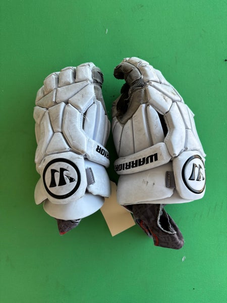White Warrior Burn Lacrosse Gloves 13"