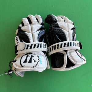 White Warrior Burn Lacrosse Gloves Small