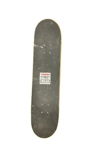 Used VISION STREET WEAR Complete Skateboard Black Regular 11834-S000037801