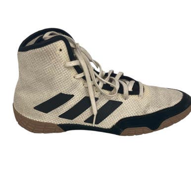 Used Adidas Wrestling Shoes Cream White Senior 8.5 11406-S000105462