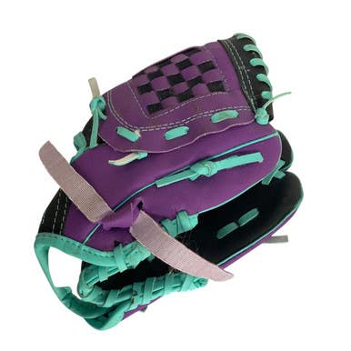 Used DICKS T-BALL GLOVE BB/SB Glove T-ball Black 9" 11406-S000105503