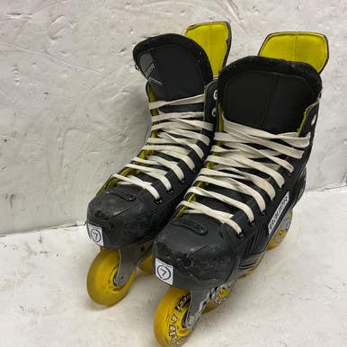 Used Bauer RS Roller Hockey Skates Black Senior 7 11855-S000187901