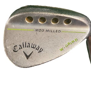 Callaway MD3 Milled Forged Sand Wedge 56*12 W Grind RH Stiff Steel 36" New Grip