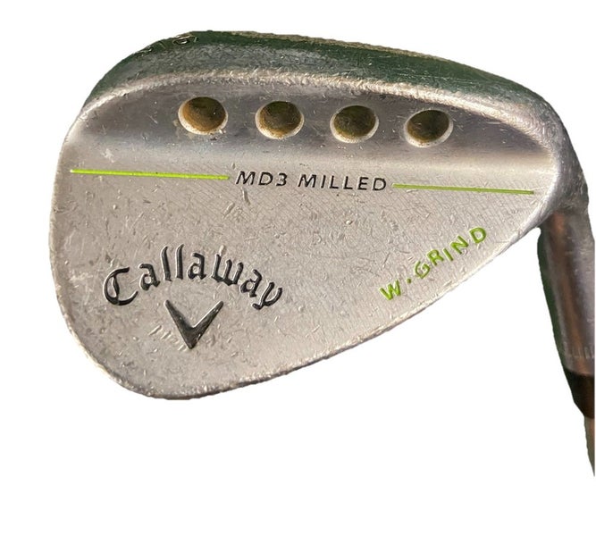 Callaway MD3 Milled Forged Sand Wedge 56*12 W Grind RH Stiff Steel 36" New Grip