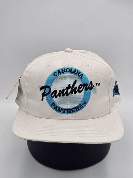 NEW Vintage Carolina Panthers NFL Sports The Game Hat Cap Vtg White Snapback