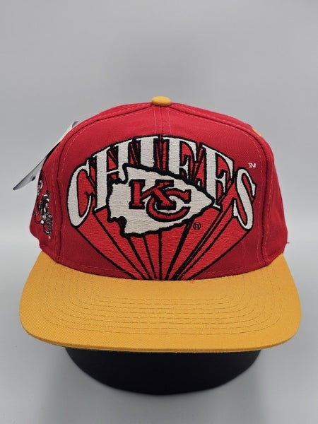 NEW Vintage Kansas City Chiefs NFL Sports Rare Logo 7 Twill Hat Cap Vtg Snapback