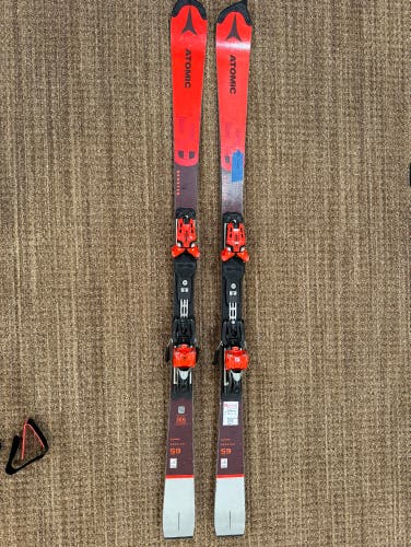 Men's 2022 Atomic 165 cm Redster FIS SL Skis With Bindings Max Din 16 (Used)