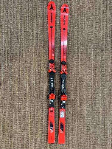 Men's 2020 Atomic 173 cm Racing Redster FIS GS Skis With Bindings Max Din 16 (Used)