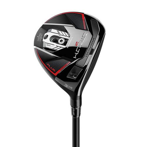 NEW LEFT HAND TAYLORMADE STEALTH 2 PLUS 15* 3 WOOD MITSUBISHI KAI'LI RED 65 REGULAR FLEX + HC